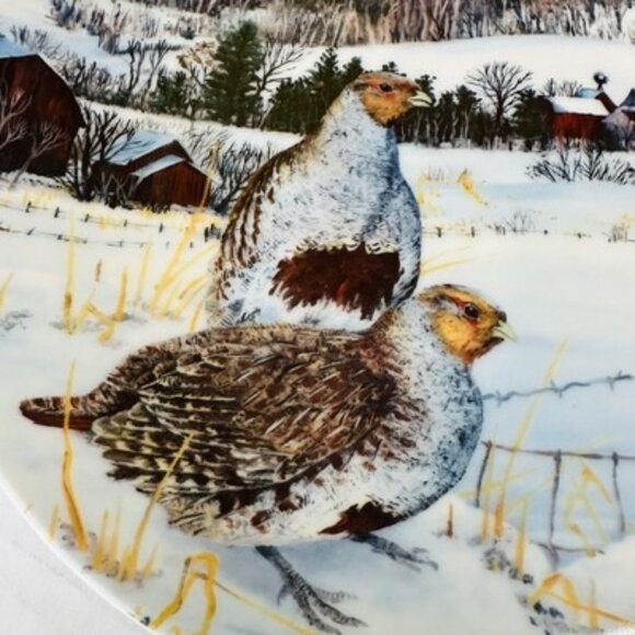 1987 The Gray Partridge Collectors Plate Knowles Wayne Anderson #516A 8 1/2” COA - Picture 13 of 16